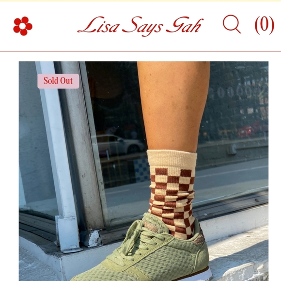 Checkered Tennis Socks - Picture 2 of 4